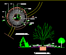 小广场绿化设计图纸免费下载 - 园林绿化及施工 - 土木工程网